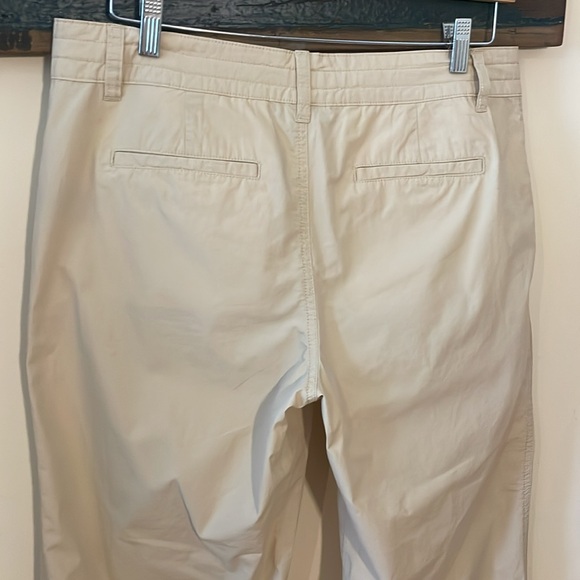 Lauren Ralph Lauren Light Cream Beige Khaki Straight Leg Ankle Pants Size 10 - Picture 10 of 15